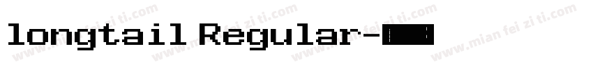 longtail Regular字体转换